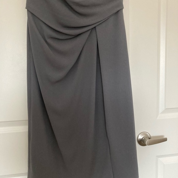Alberta Ferretti authentic luxury grey dress, size 8-10 - Picture 5 of 11